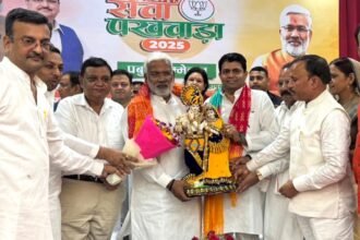 “Reaching the benefits of schemes to every citizen is the goal of Modi-Yogi,” says Swatantra Dev IMAGE CREDIT TO INFORMATION DEPARTMENT