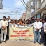 The Faculty of Law at Sharda University successfully organized a Community Connect Visit IMAGE CREDIT TO UNIVERSITY