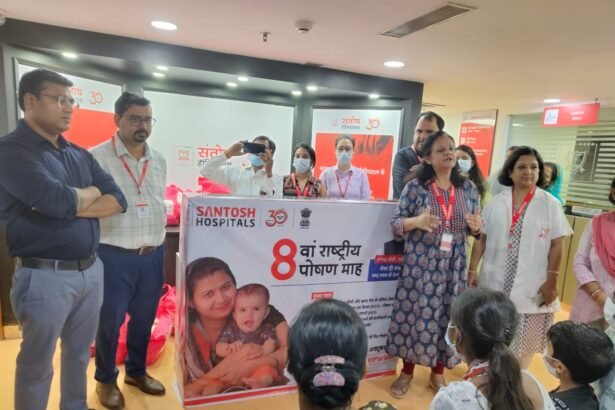 Santosh Medical College takes the initiative in the TB-Free India campaign, adopting 100 patients and distributing nutrition kits IMAGE CREDIT TO HOSPITAL