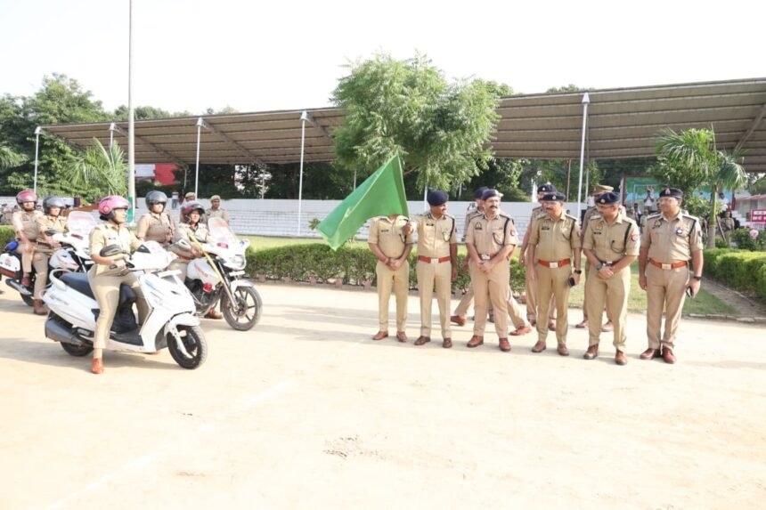 Mission Shakti 5: Police Commissioner Flags Off Women’s Bike Rally IMAGE CREDIT TO POLICE