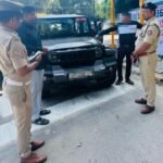 Traffic police fined 2,642 four-wheel vehicles and seized 16 IMAGE CREDIT TO POLICE