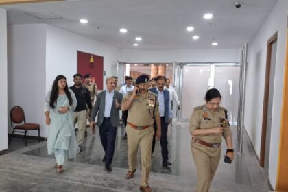 Preparations for the UP International Trade Show inspected on a war footing IMAGE CREDIT TO INFORMATION DEPARTMENT