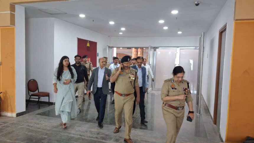 Preparations for the UP International Trade Show inspected on a war footing IMAGE CREDIT TO INFORMATION DEPARTMENT