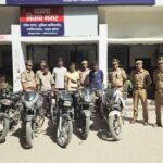 Vijaynagar police busted a gang involved in stealing vehicles from crowded areas IMAGE CREDIT TO POLICE
