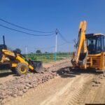 In Modinagar, the GDA bulldozer was in action: Illegal colonies in Gadana and Aurangabad were demolished, and 49,000 square meters of land was freed from illegal occupation IMAGE CREDIT TO AUTHORITY