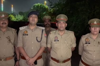 Operation Langda: In a shootout, Indirapuram police arrested one of the robbers, who was shot in the leg IMAGE CREDIT TO POLICE