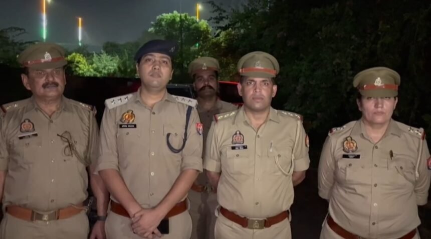 Operation Langda: In a shootout, Indirapuram police arrested one of the robbers, who was shot in the leg IMAGE CREDIT TO POLICE
