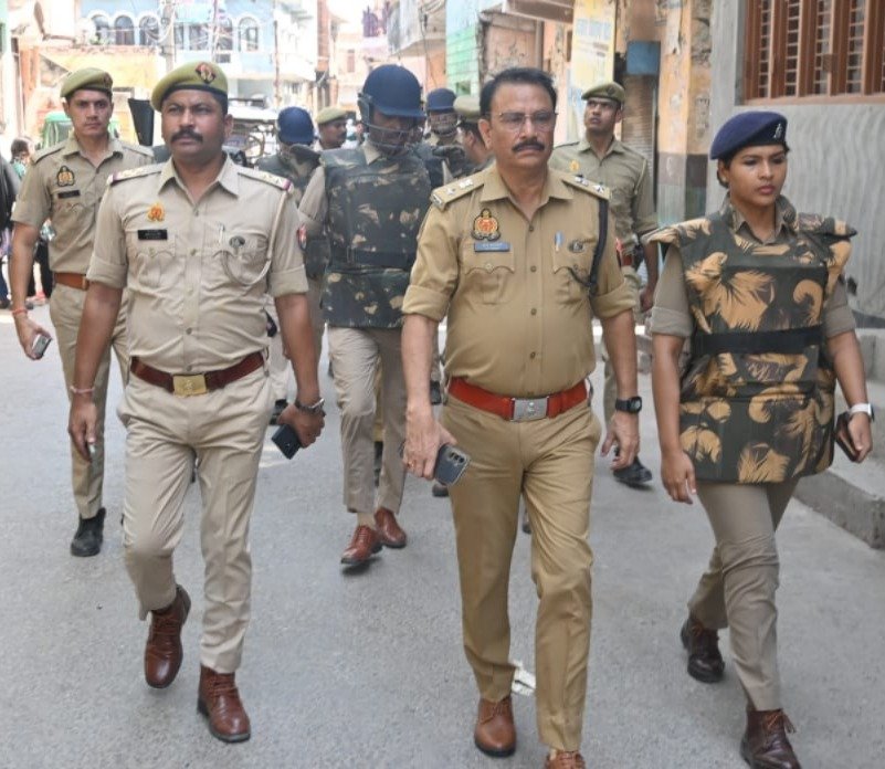 In Ghaziabad, Friday prayers were conducted peacefully IMAGE CREDIT TO POLICE