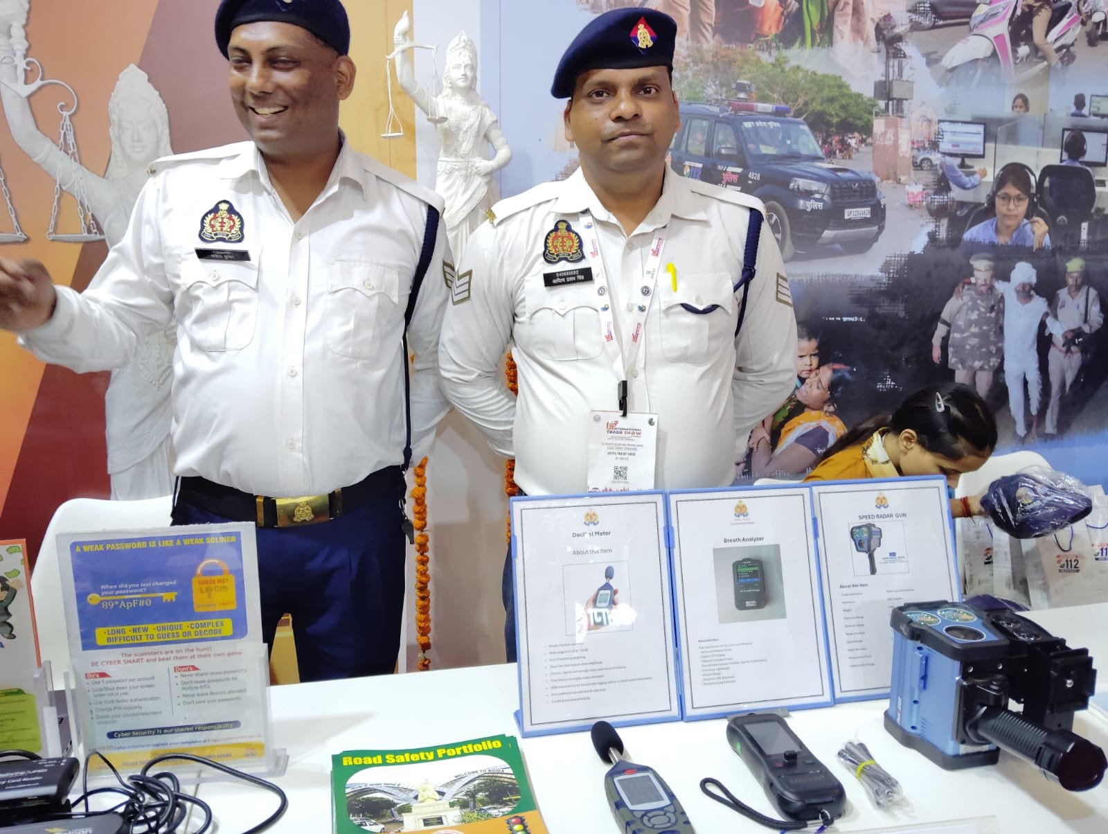 The magic of smart policing at UPITS-2025 is mesmerizing both international and domestic visitors IMAGE CREDIT TO INFORMATION DEPARTMENT