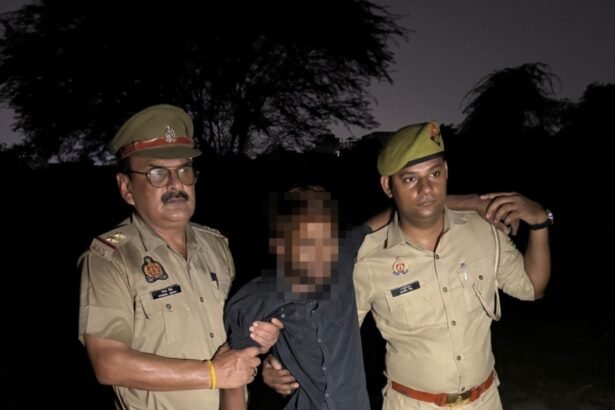 Indirapuram Police Arrest One Robber in Encounter, Robber Sustains Gunshot Injury in Leg IMAGE CREDIT TO POLICE