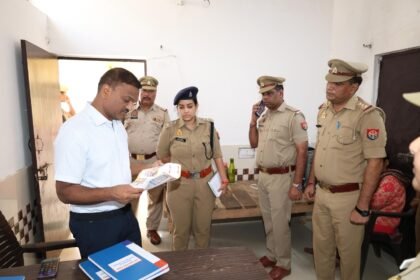 Police Commissioner Inspects Mission Shakti Center Established at Sihani Gate Police Station IMAGE CREDIT TO POLICE