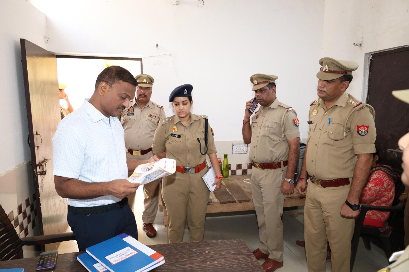 Police Commissioner Inspects Mission Shakti Center Established at Sihani Gate Police Station IMAGE CREDIT TO POLICE