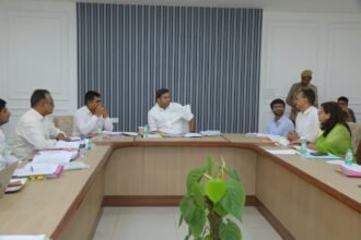 A meeting of the District Fee Regulation Committee was convened under the chairmanship of DM Ravindra Kumar Mandal IMAGE CREDIT TO INFORMATION DEPARTMENT