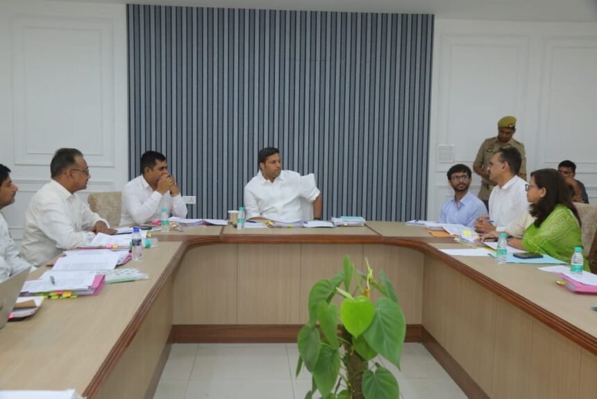 A meeting of the District Fee Regulation Committee was convened under the chairmanship of DM Ravindra Kumar Mandal IMAGE CREDIT TO INFORMATION DEPARTMENT