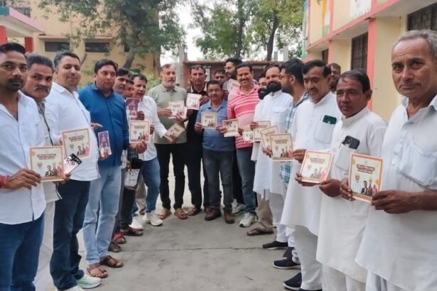 A special meeting on Self-Reliant India Resolution and GST Reforms during the Seva Pakhwada in Sarurpur Khurd IMAGE CREDIT TO Indian Voters Association