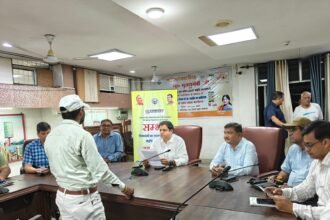 A public hearing under Sambhav was organized under the chairmanship of the Municipal Commissioner IMAGE CREDIT TO NAGAR NIGAM