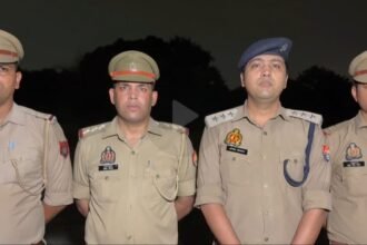Operation Langda: In an encounter, Indirapuram police arrested a robber who was shot in the leg IMAGE CREDIT TO POLICE