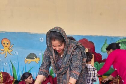 Under Mission Shakti 5.0, a Kanya Pujan (worship of girls) and feast were held at the Government Girls’ Home in Noida, conveying a message of respect and honor for daughters IMAGE CREDIT TO INFORMATION DEPARTMENT