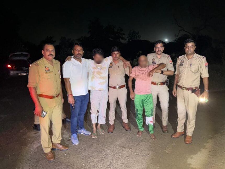 Temple theft gang confronts police; two criminals shot, three arrested IMAGE CREDIT TO POLICE