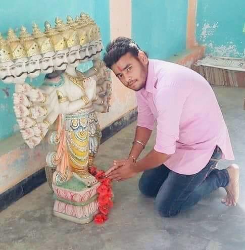 In the village of Bisrakh in the Greater Noida region of Western Uttar Pradesh, the effigy of Ravana is not burned; instead, Ravana is worshipped IMAGE CREDIT TO REPORTER