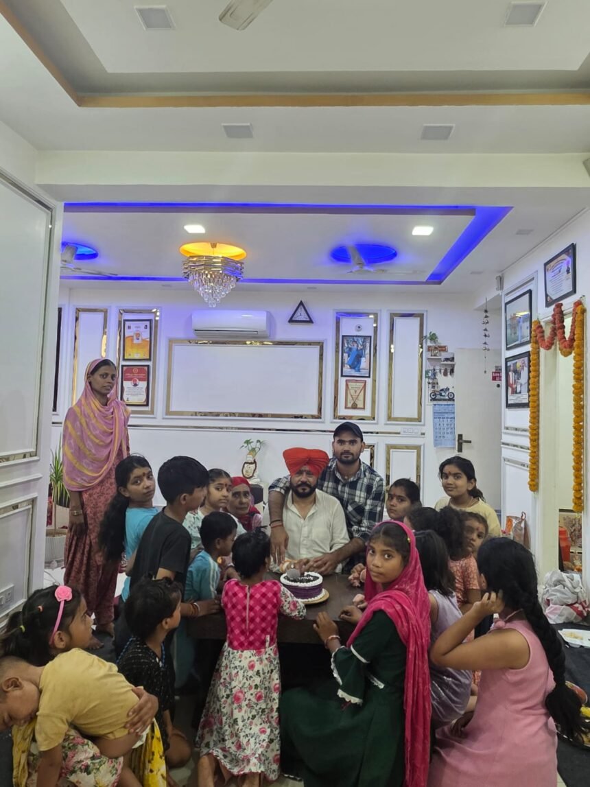 Renowned astrologer and social worker Prof. Bakhshish Singh Bawa set new benchmarks in social service by performing Kanya Pujan on his birthday IMAGE CREDIT TO Baba Ji Profile