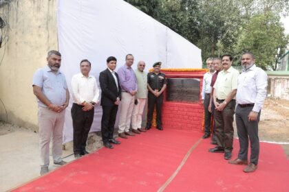 The foundation stone for the new OPD block at the Cantonment Hospital has been laid, marking a new direction for healthcare facilities IMAGE CREDIT TO Delhi Cantonment Board