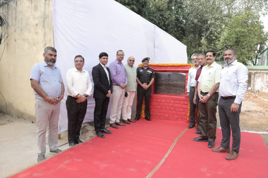 The foundation stone for the new OPD block at the Cantonment Hospital has been laid, marking a new direction for healthcare facilities IMAGE CREDIT TO Delhi Cantonment Board
