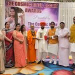 World-renowned astrologer Bakshish Singh Bawa received the ‘Cosmic River Occult Award’ in an evening of spirituality that sparkled in the presence of over 200 astrologers IMAGE CREDIT TO प्रो. बावा