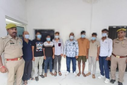 Shalimar Garden Police Bust Prostitution Racket, Arrest 8 Accused, Rescue 7 Women IMAGE CREDIT TO POLICE