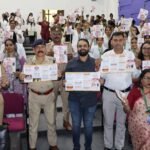 Under Mission Shakti Phase 5, an event was organized to spread awareness among female students and women, empowering them with knowledge and resources IMAGE CREDIT TO POLICE