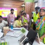Mission Shakti-5: Following the orders of the Municipal Commissioner, health check-ups are being conducted for female sanitation workers to ensure their well-being and safety IMAGE CREDIT TO NAGAR NIGAM