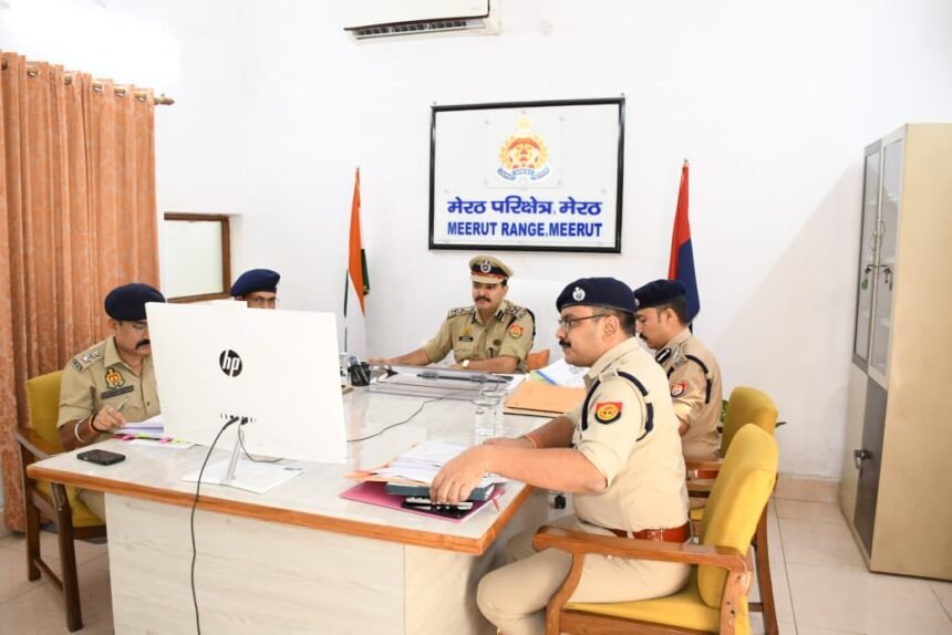 Strict review of crimes in Meerut Range and emphasis on preparations for the festive season IMAGE CREDIT TO POLICE