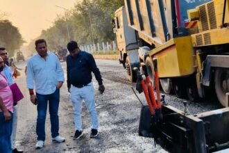 Greater Noida Authority to improve the quality of Kasna to Ecotech Link Road, work to be done using milling technology IMAGE CREDIT TO AUTHORITY