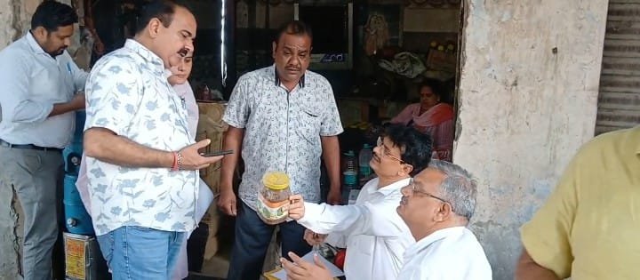 Food Safety Department takes strict action against Narmada Food Products, seals expired pickles worth ₹40 lakh IMAGE CREDIT TO FOOD DEPARTMENT