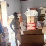 In Bhojpur, Additional CP Alok Priyadarshi raided the Golden Training Agency and seized a multi-crore stock of illegal fireworks IMAGE CREDIT TO POLICE