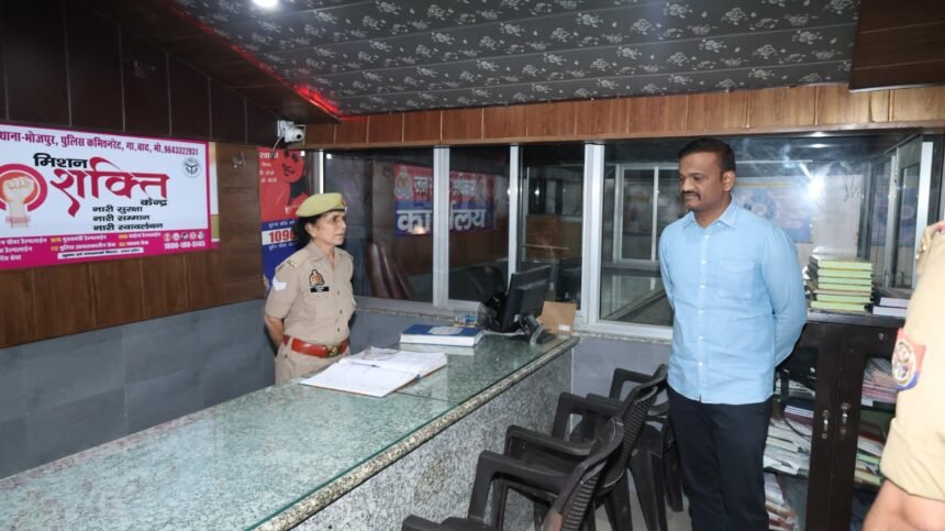 Mission Shakti Campaign-5: Police Commissioner Inspects Bhojpur Police Station IMAGE CREDIT TO POLICE