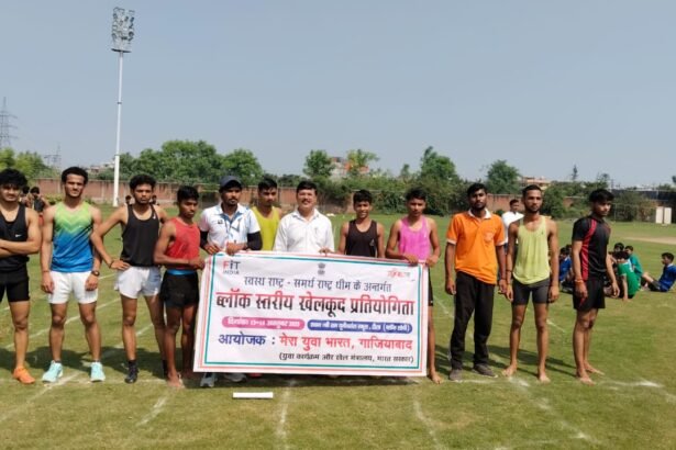 New Example of Emerging Sports Talents in Ghaziabad: The Energy of Youth Shone in the Block-Level Event of Mera Yuva Bharat IMAGE CREDIT TO Mera Yuva Bharat