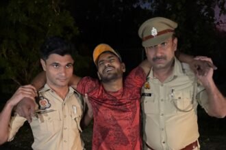 Indirapuram Police Arrests Robber in Encounter, Injured with Bullet in Leg IMAGE CREDIT TO POLICE