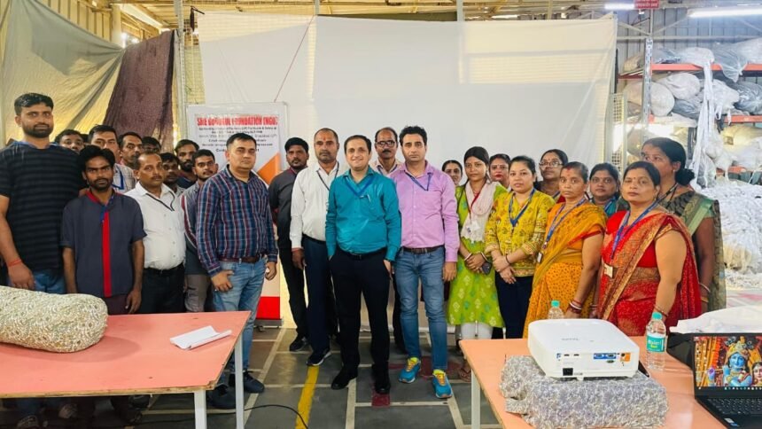 Factory Act 1948: Health and Safety Training Conducted at Meenu Creations Company in Noida IMAGE CREDIT TO GURUKUL FOUNDATION
