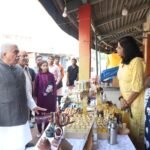 MSME Minister Rakesh Sachan Officially Inspects UP Trade Show Swadeshi Mela 2025, Interacts with Artisans and Entrepreneurs IMAGE CREDIT TO INFORMATION DEPARTMENT