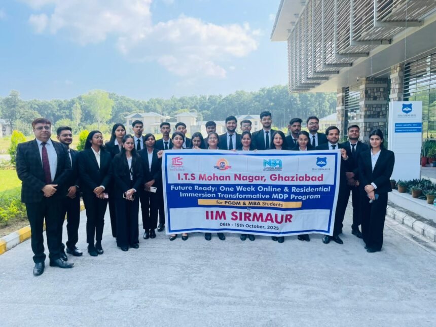 ITS Mohan Nagar Students Successfully Complete Industry Readiness Program at IIM Sirmaur IMAGE CREDIT TO ITS