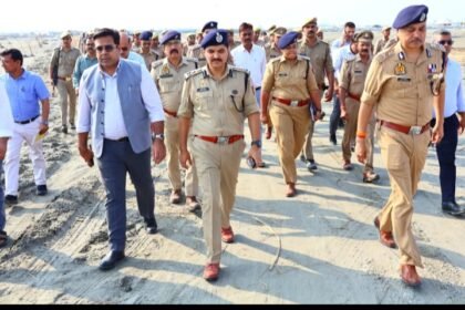 Meerut Divisional Commissioner, ADG Zone, and DIG Inspect Fairground to Ensure Smooth Conduct of Kartik Purnima ‘Garh Ganga Mela IMAGE CREDIT TO POLICE