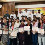 ABVP Greater Noida raised the voice of the youth with the grand event of the Prof. Yashwant Rao Kelkar Indian Youth Parliament IMAGE CREDIT TO REPORTER