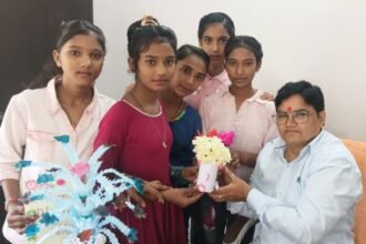 At Kasturba Balika Vidyalaya, the Mission Shakti initiative illuminated self-confidence, as the students learned the lessons of women's empowerment IMAGE CREDIT TO REPORTER