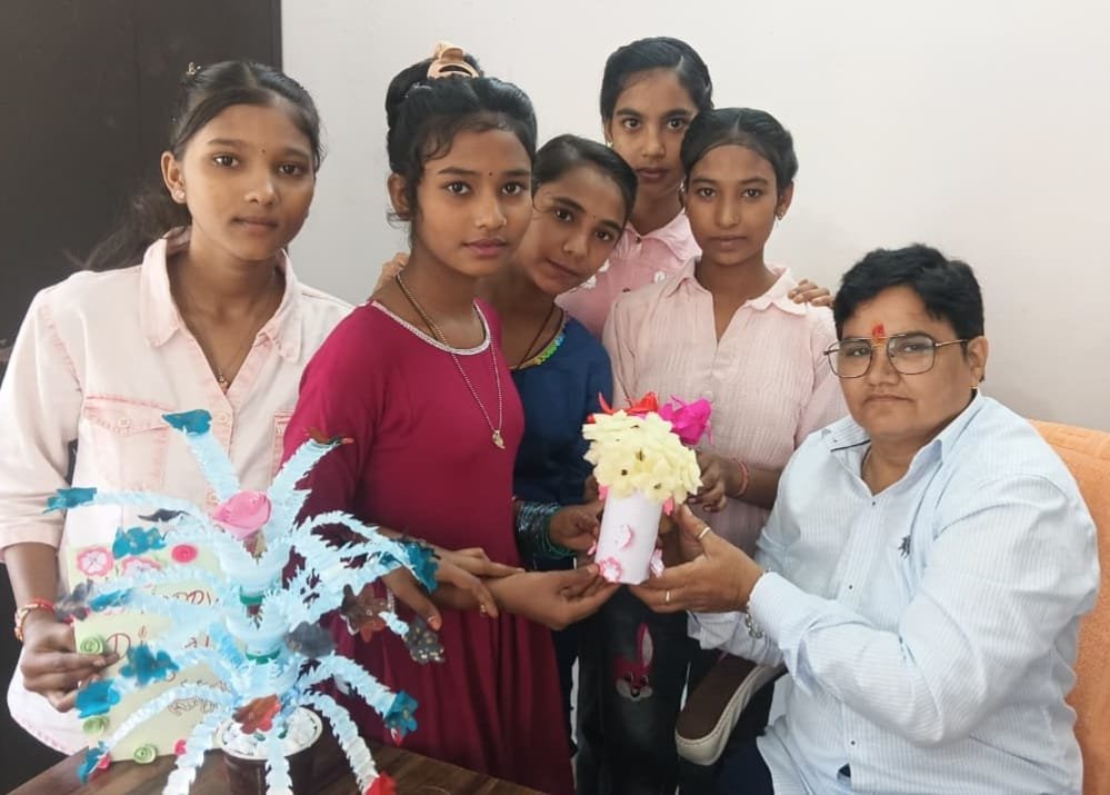 At Kasturba Balika Vidyalaya, the Mission Shakti initiative illuminated self-confidence, as the students learned the lessons of women's empowerment IMAGE CREDIT TO REPORTER