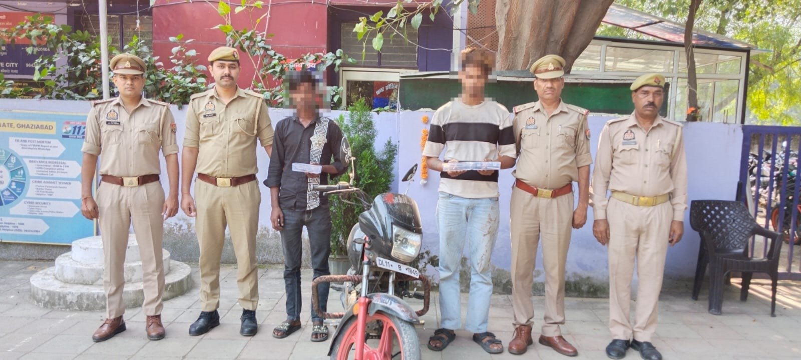 Crossing Republic Police arrested two accused for fraudulently swapping ATM cards and committing theft IMAGE CREDIT TO POLICE