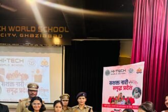 Mission Shakti -5: ACP Priyashree Pal imparted self-defense techniques to the students IMAGE CREDIT TO POLICE