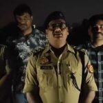 Kailash, who was extorting money from the mining contractor in the name of Deepak imprisoned in Mandola jail, was arrested in an encounter and sustained a bullet injury in his leg IMAGE CREDIT TO POLICE