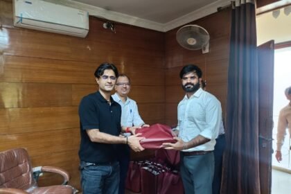 Deepotsav celebrations at Hapur-Pilkhua Development Authority: Vice President Nitin Goud extended his best wishes for the festival of lights IMAGE CREDIT TO AUTHORITY