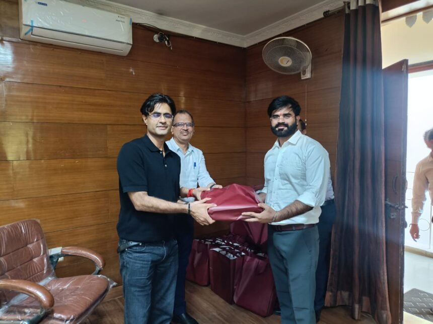 Deepotsav celebrations at Hapur-Pilkhua Development Authority: Vice President Nitin Goud extended his best wishes for the festival of lights IMAGE CREDIT TO AUTHORITY